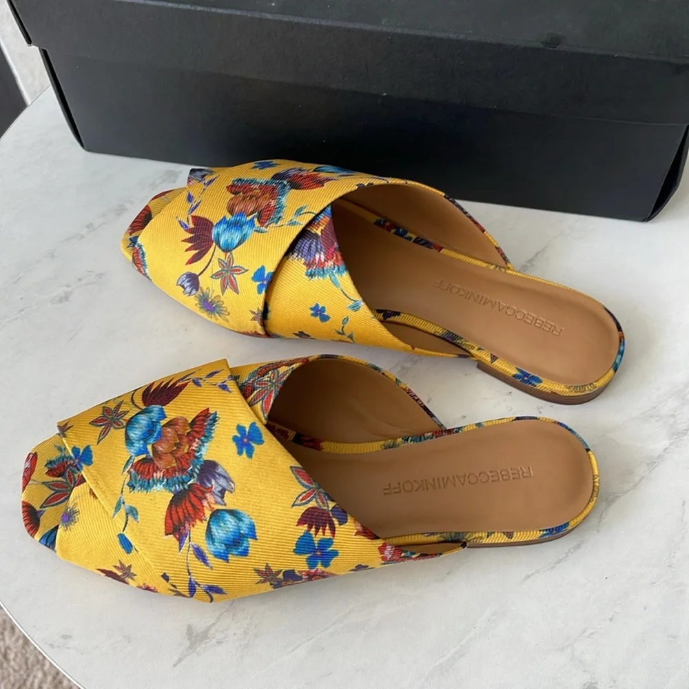 Rebecca Minkoff Spring Floral Anden women’s shoes size 6 - Picture 2 of 6